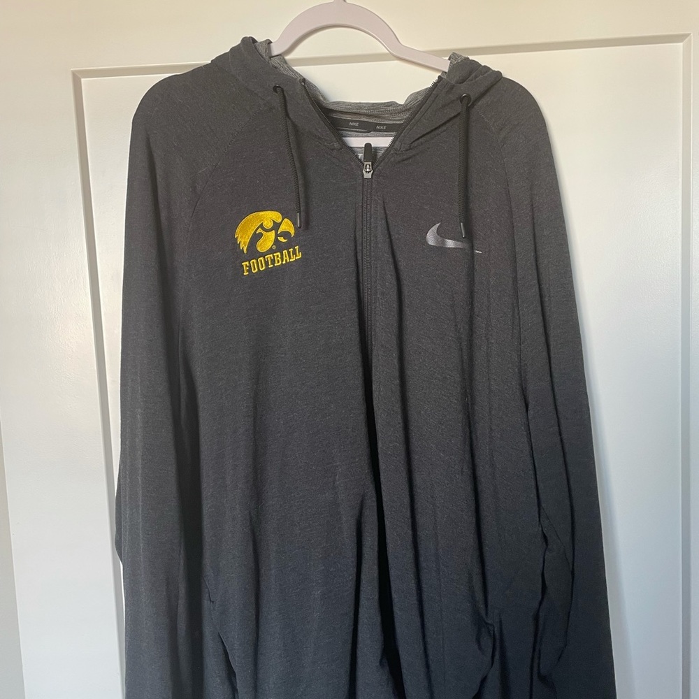 Iowa Hawkeye Football Nike Zip Up